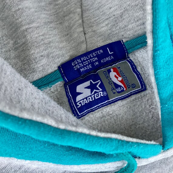 90s CHARLOTTE HORNETS Hoodie by Starter / Classic… - image 4