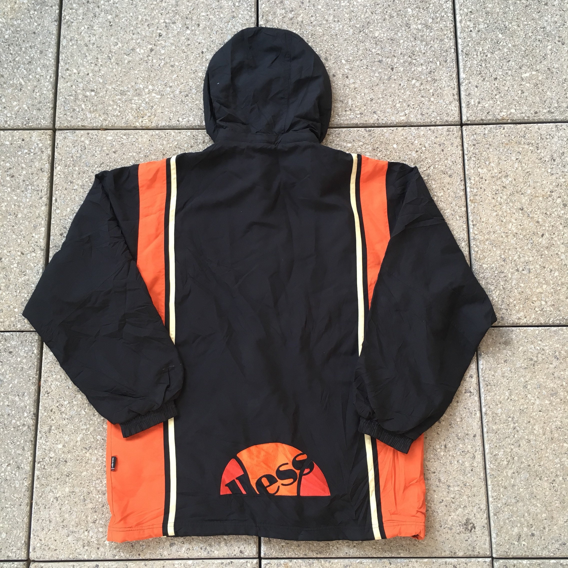 Vintage Ellesse Windbreaker Jacket Full Zip Men's Size 7 90's Red | eBay
