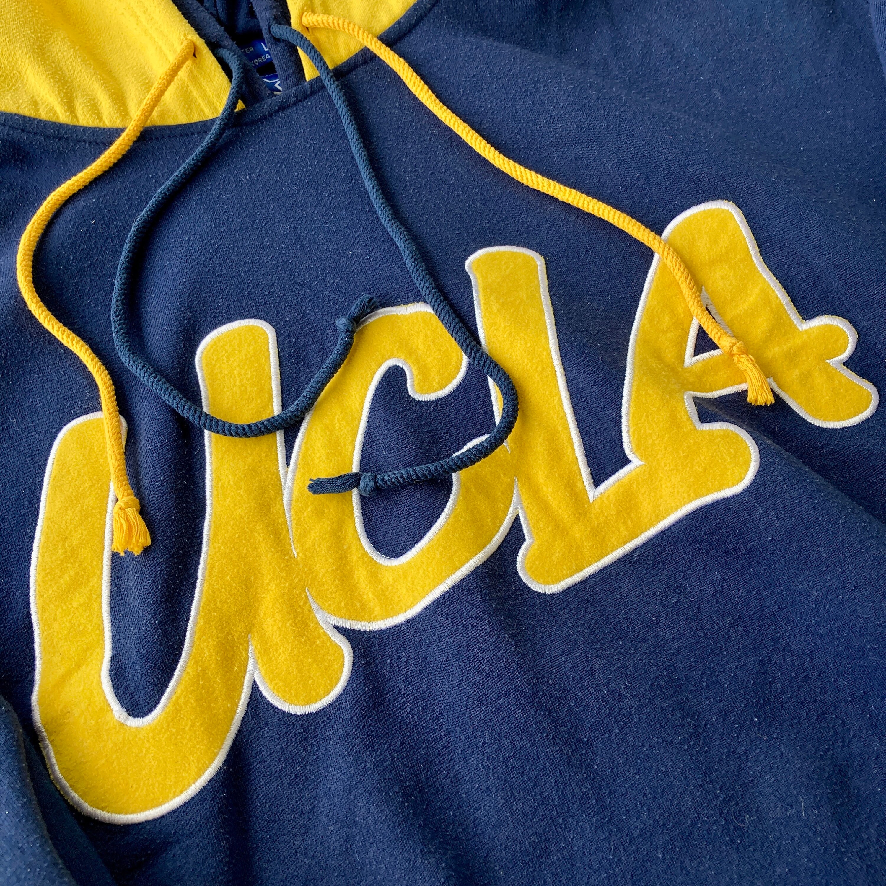 90年代 UCLA ブルーインズパーカー by STARTER / UCLA ダブルパーカー