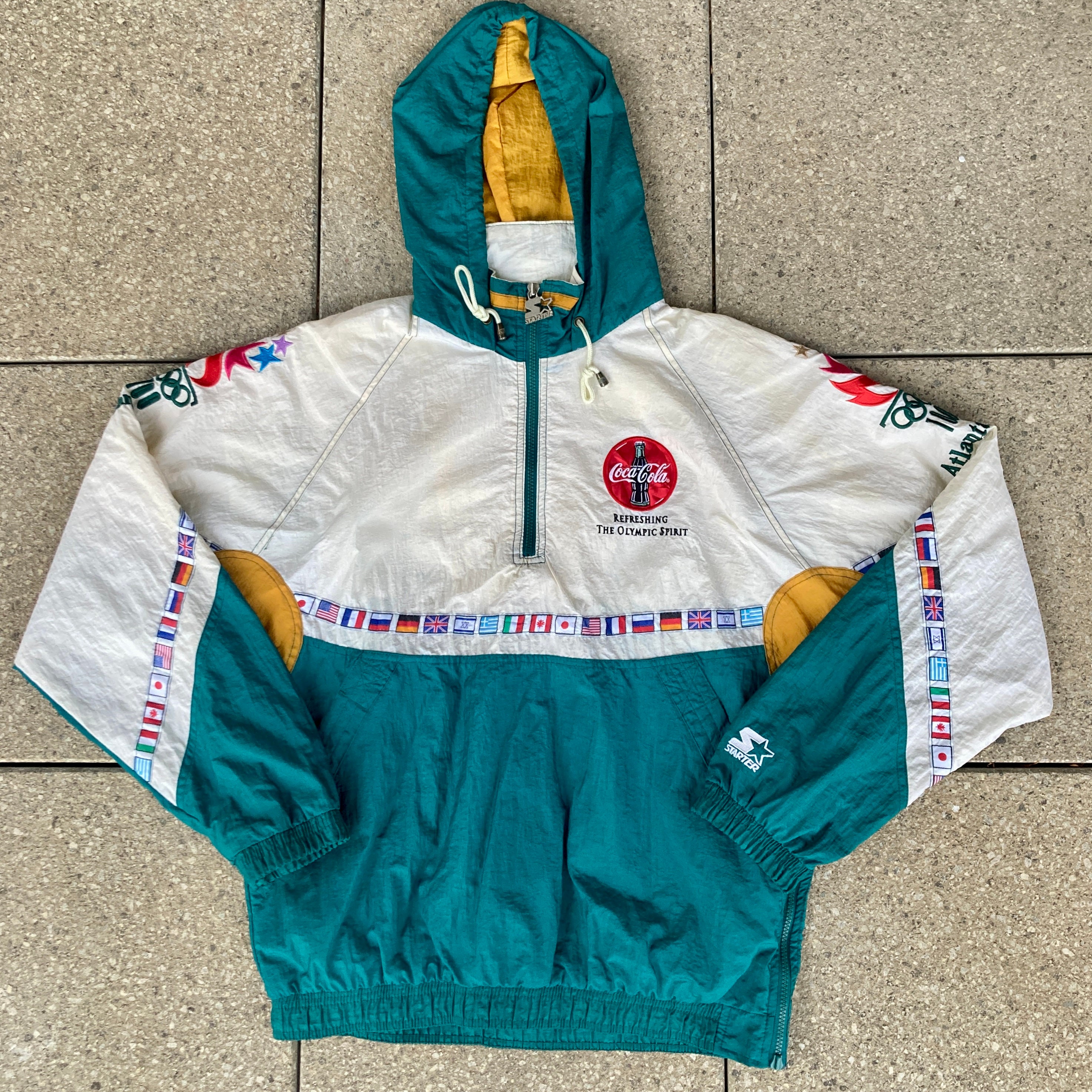 Vintage Olympic Games Collection Windbreaker by STARTER / Olympic
