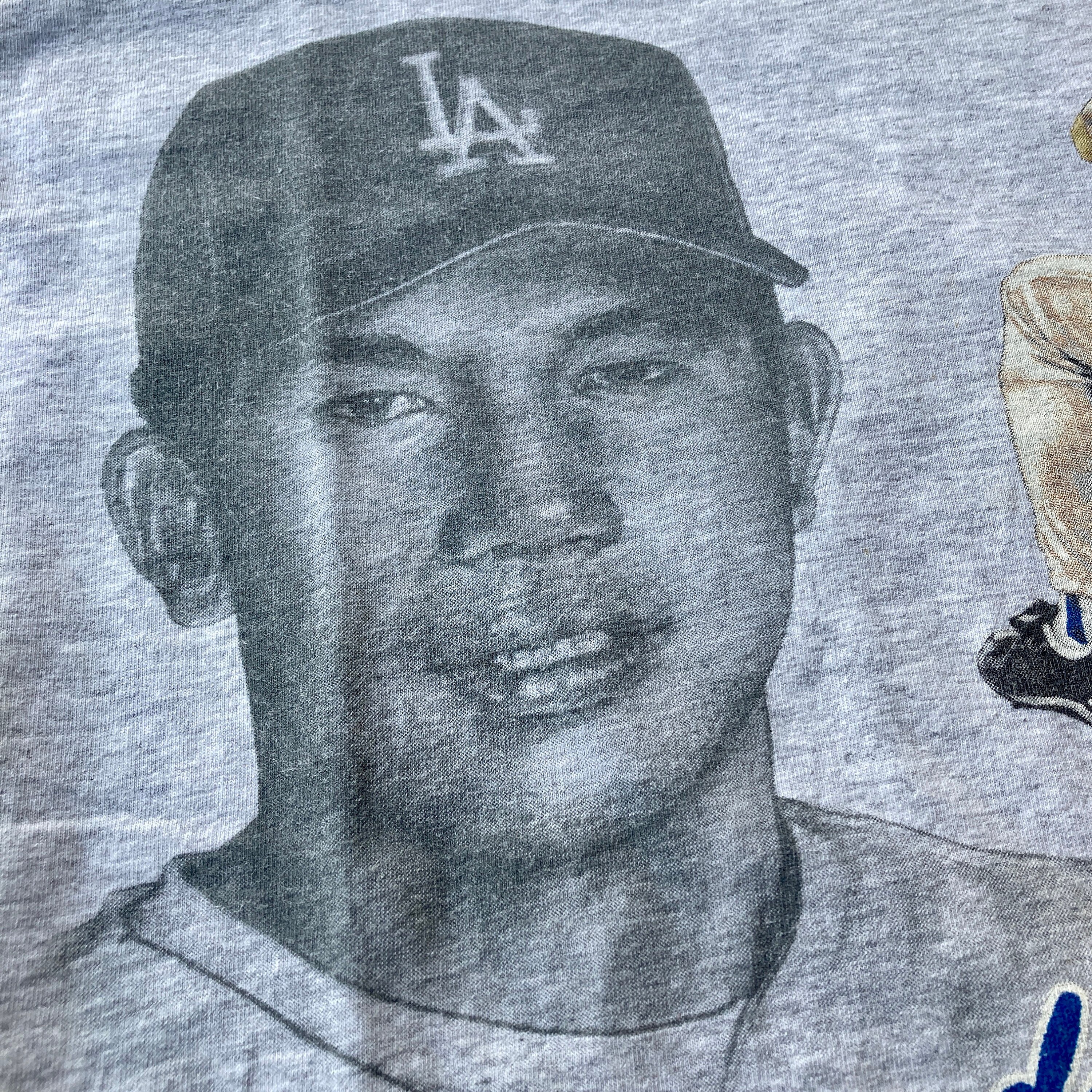 90年代 LA ドジャース Tシャツ ナツメグ ミルズ / 野茂英雄 #16