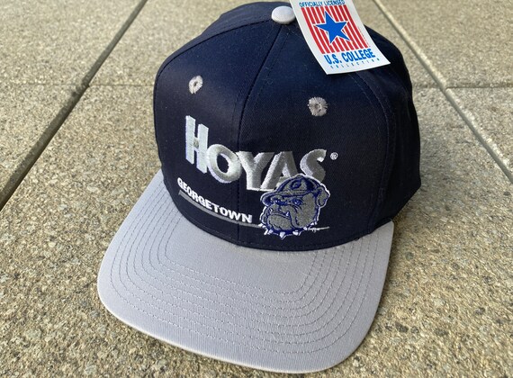 90s Georgetown HOYAS Snapback Cap by TWINS / 1992 Vintage 