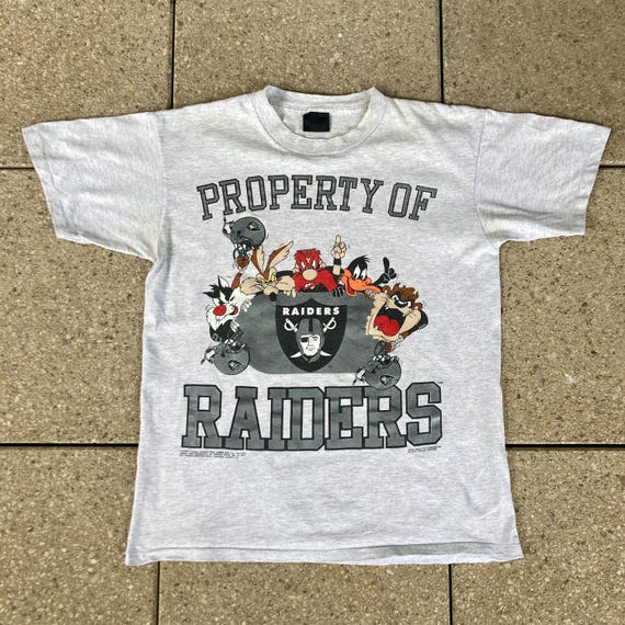 90s Los Angeles RAIDERS X Looney Tunes T-shirt / NFL Sportswear