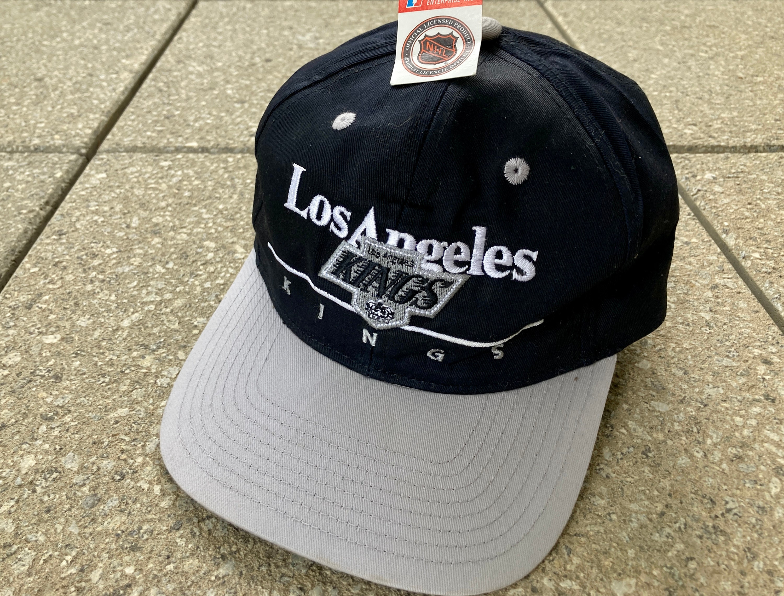  Mitchell & Ness Los Angeles Kings Vintage NHL Double Trouble  Snapback Hat Cap - Black : Sports & Outdoors