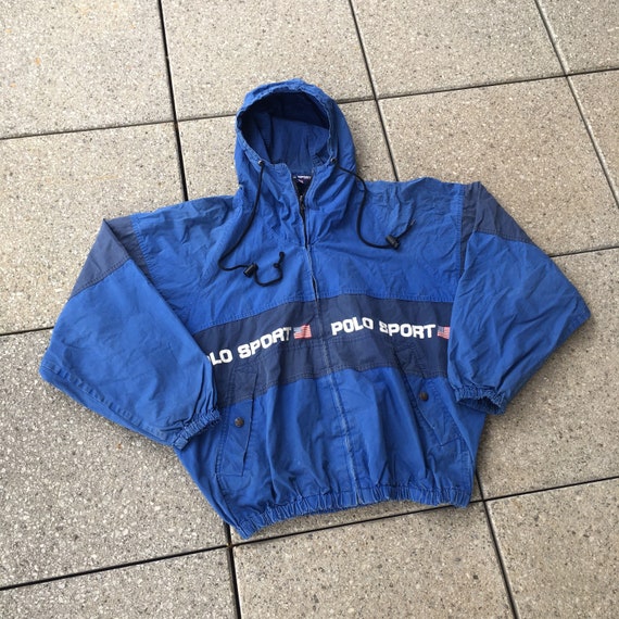 blue polo sport jacket