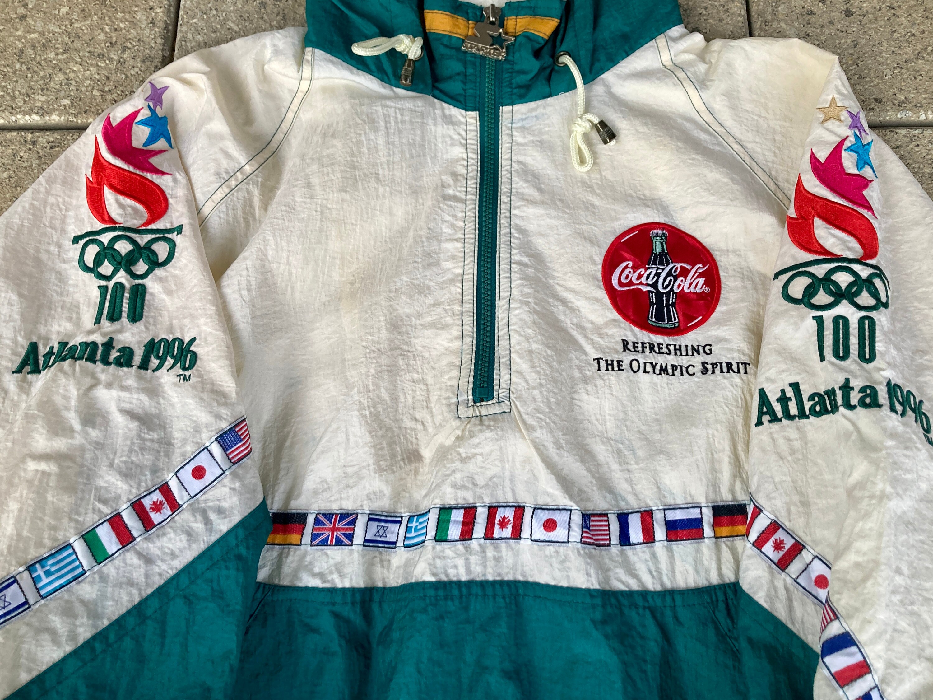 Vintage Olympic Games Collection Windbreaker by STARTER / Olympic 