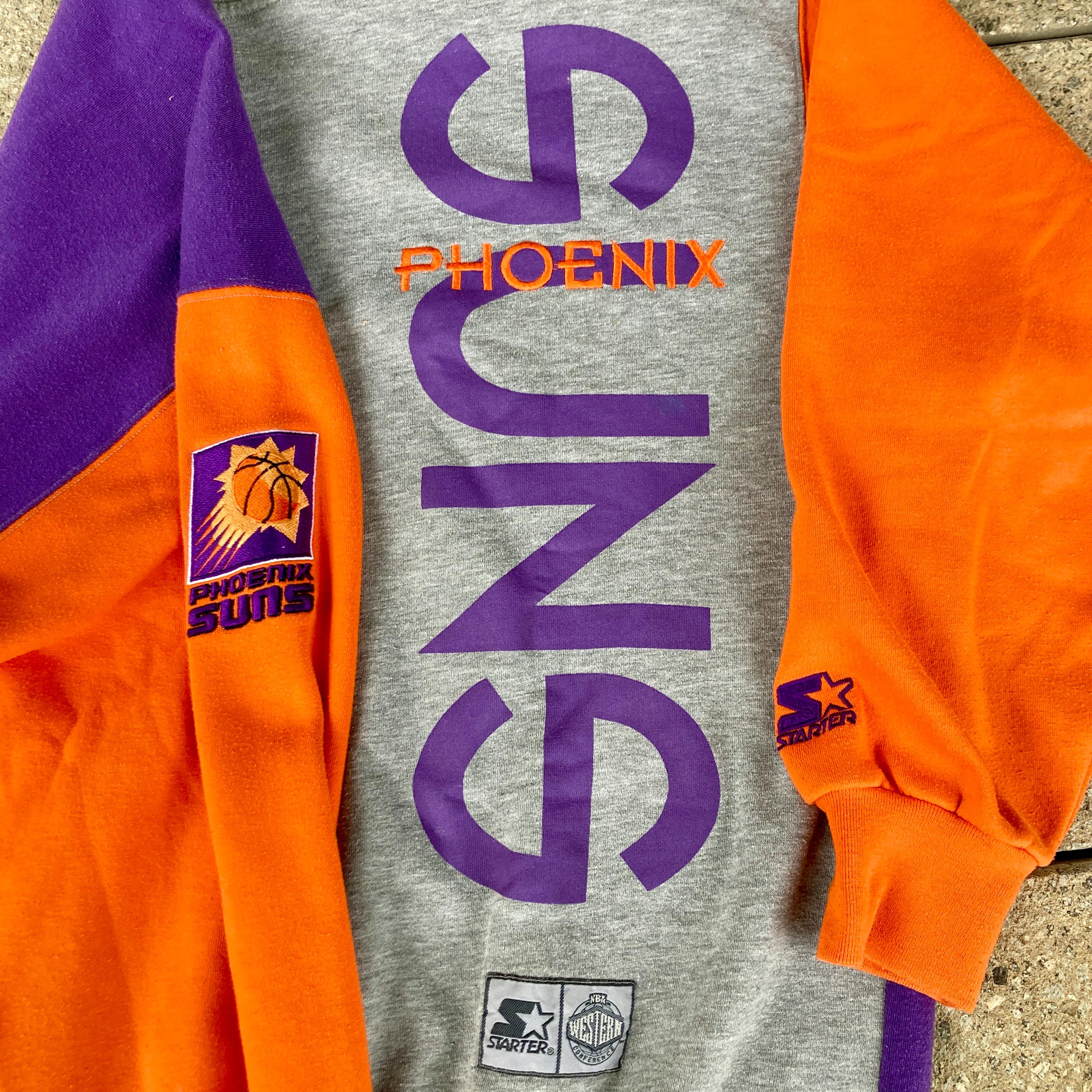 Buy 90s Phoenix SUNS Sweater by STARTER / Spell Out / NBA Vintage