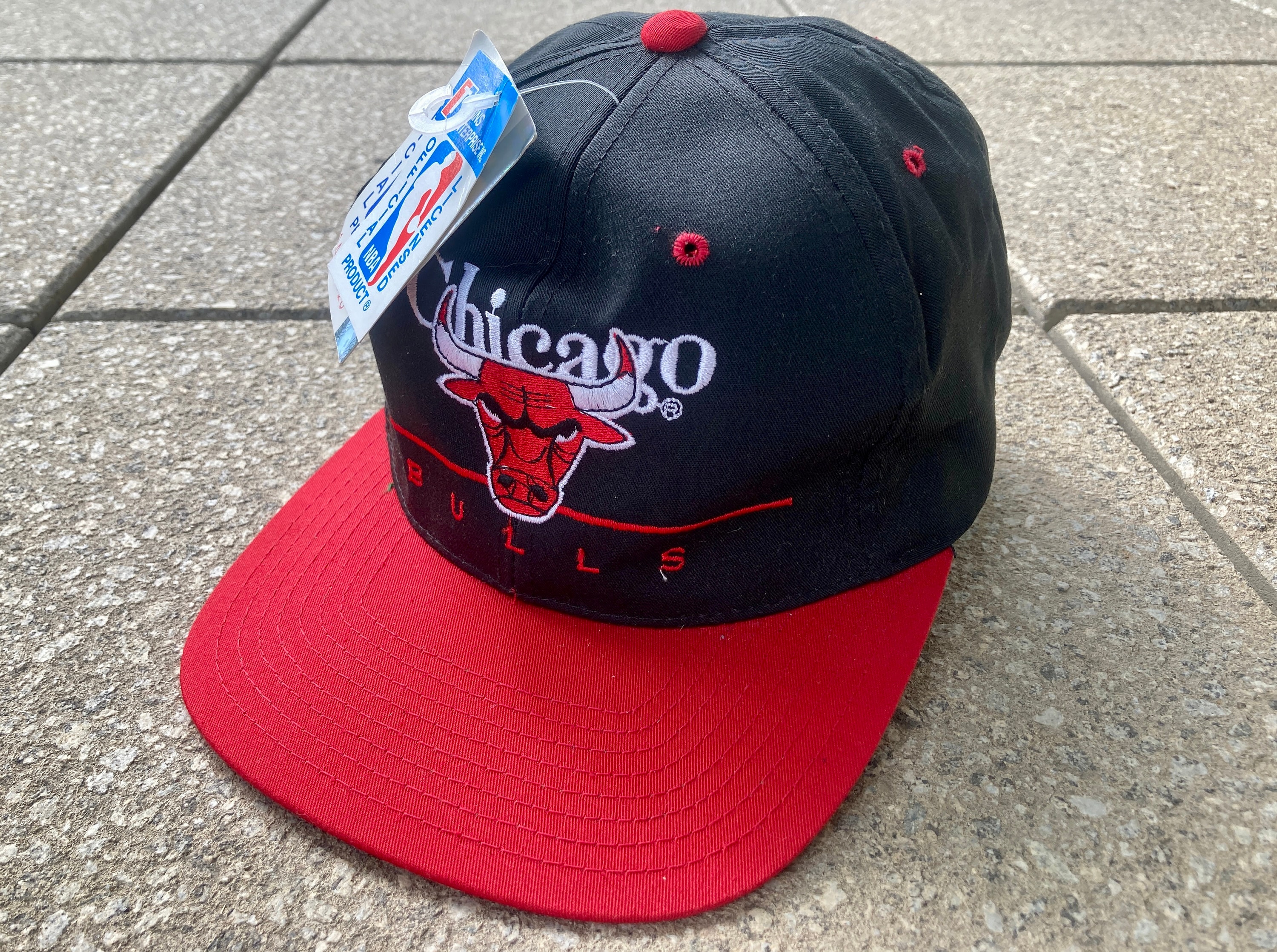 Casquette Vintage Chicago Bulls NBA - Noir - Taille Unique - Occasion