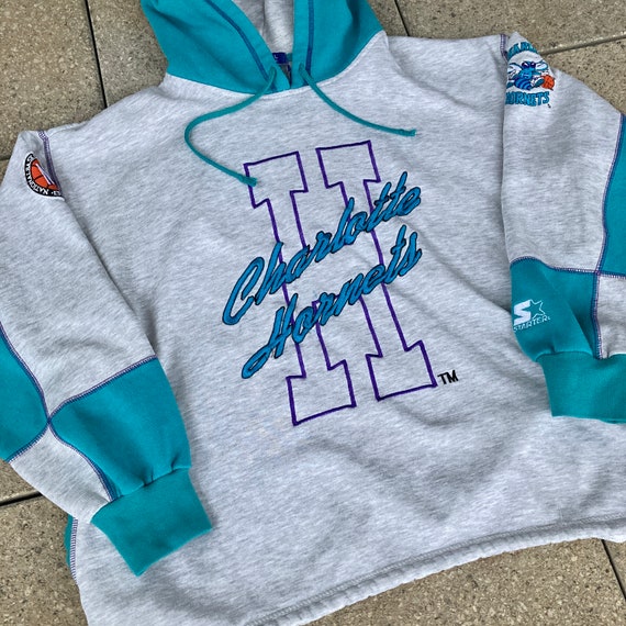 90s CHARLOTTE HORNETS Hoodie by Starter / Classic… - image 6