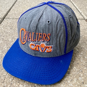 Early 90s Cleveland CAVALIERS CAVS Snapback Hat by The Game / The Game Cleveland Cavaliers Theme Cap / Vintage NBA Cap / #1178 of 2000