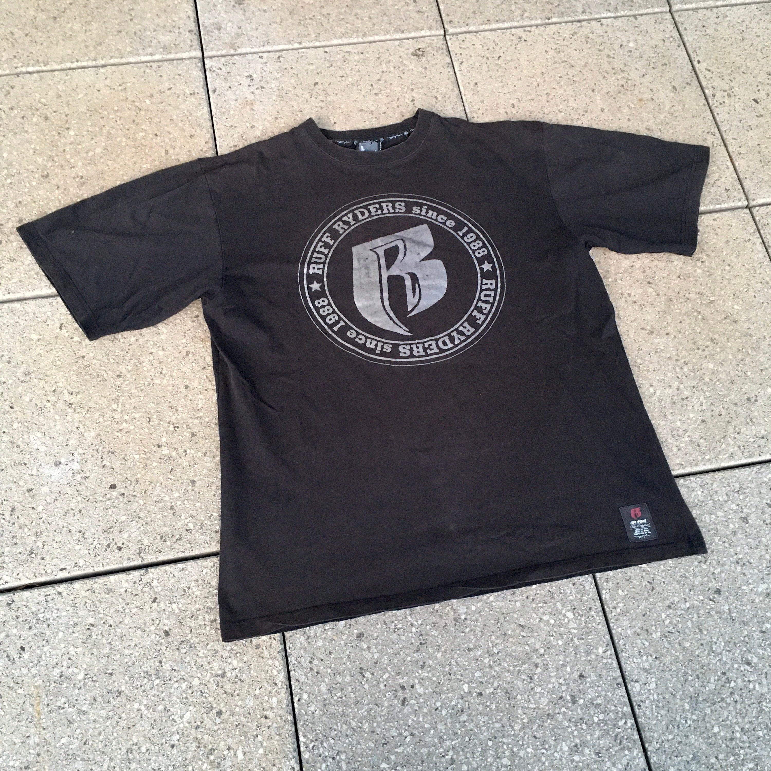 Vintage RUFF RYDERS T-shirt /big Front Print / 90s Hip Hop - Etsy