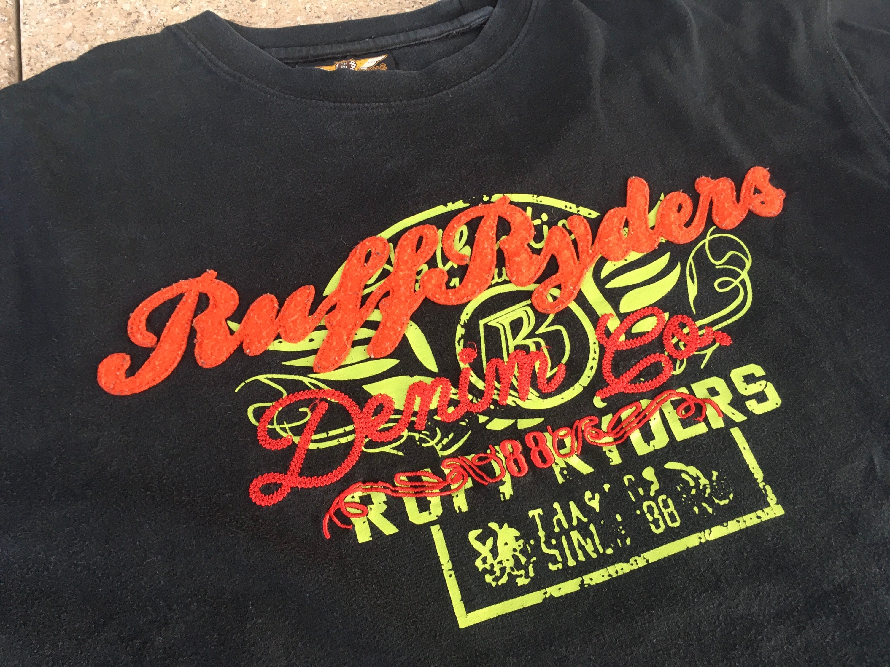 Vintage RUFF RYDERS T-shirt /big Front Print / 90s Hip Hop -  Finland