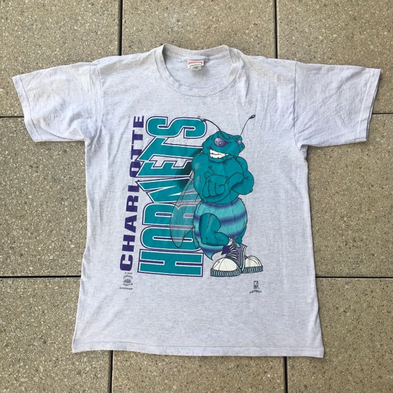 Charlotte Hornets T-Shirt Classic Retro Sweatshirt Basketball 90S