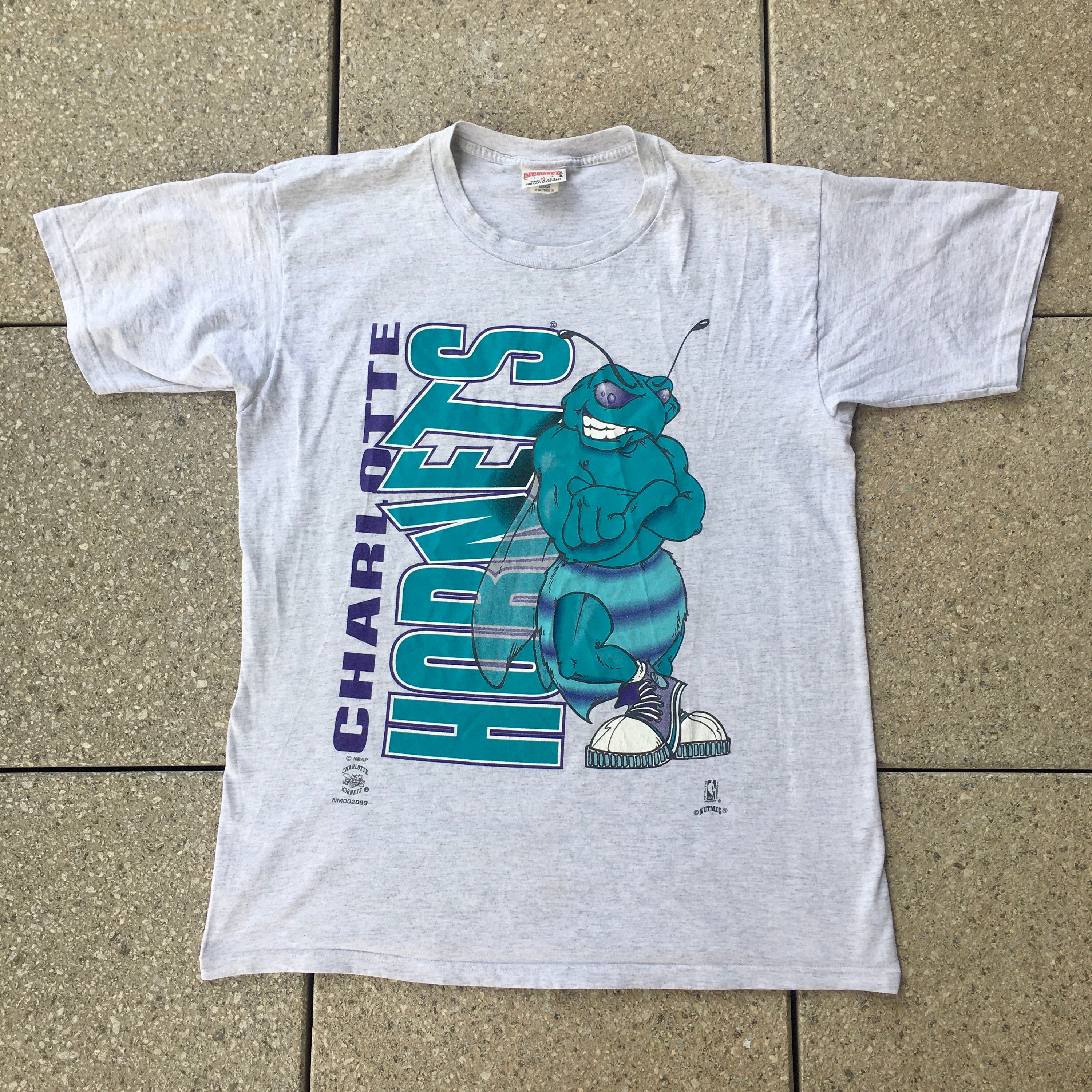 Vintage Charlotte Hornets Facts Tee Shirt