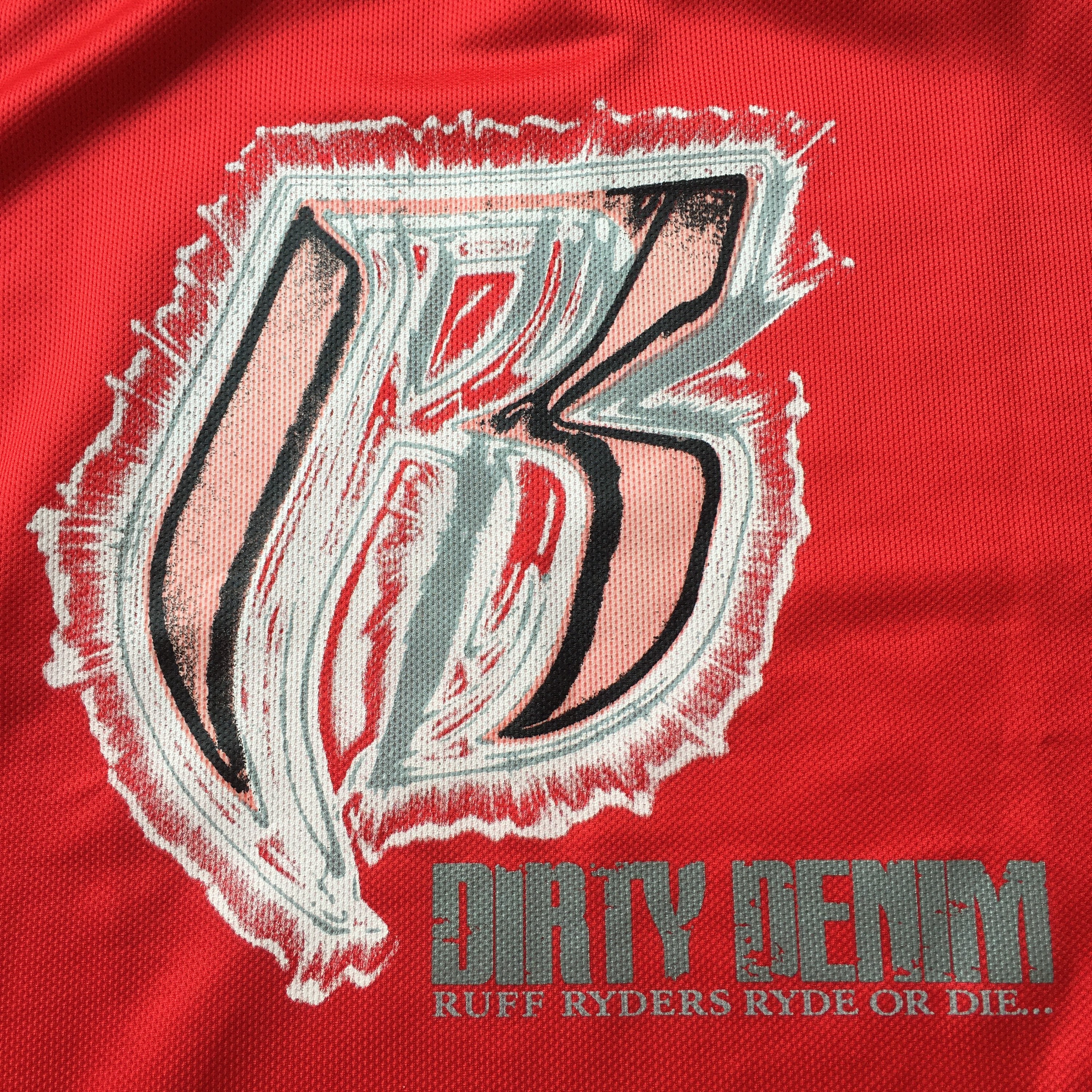 Vintage RUFF RYDERS Jersey / Dirty Denim / 90s Hip Hop
