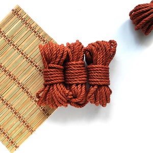 Orange Bamboo Silk Rope — Kinbaku Studio