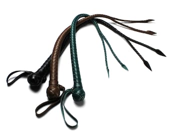 Black Snake Peitsche / BDSM Peitsche / Lederpeitsche