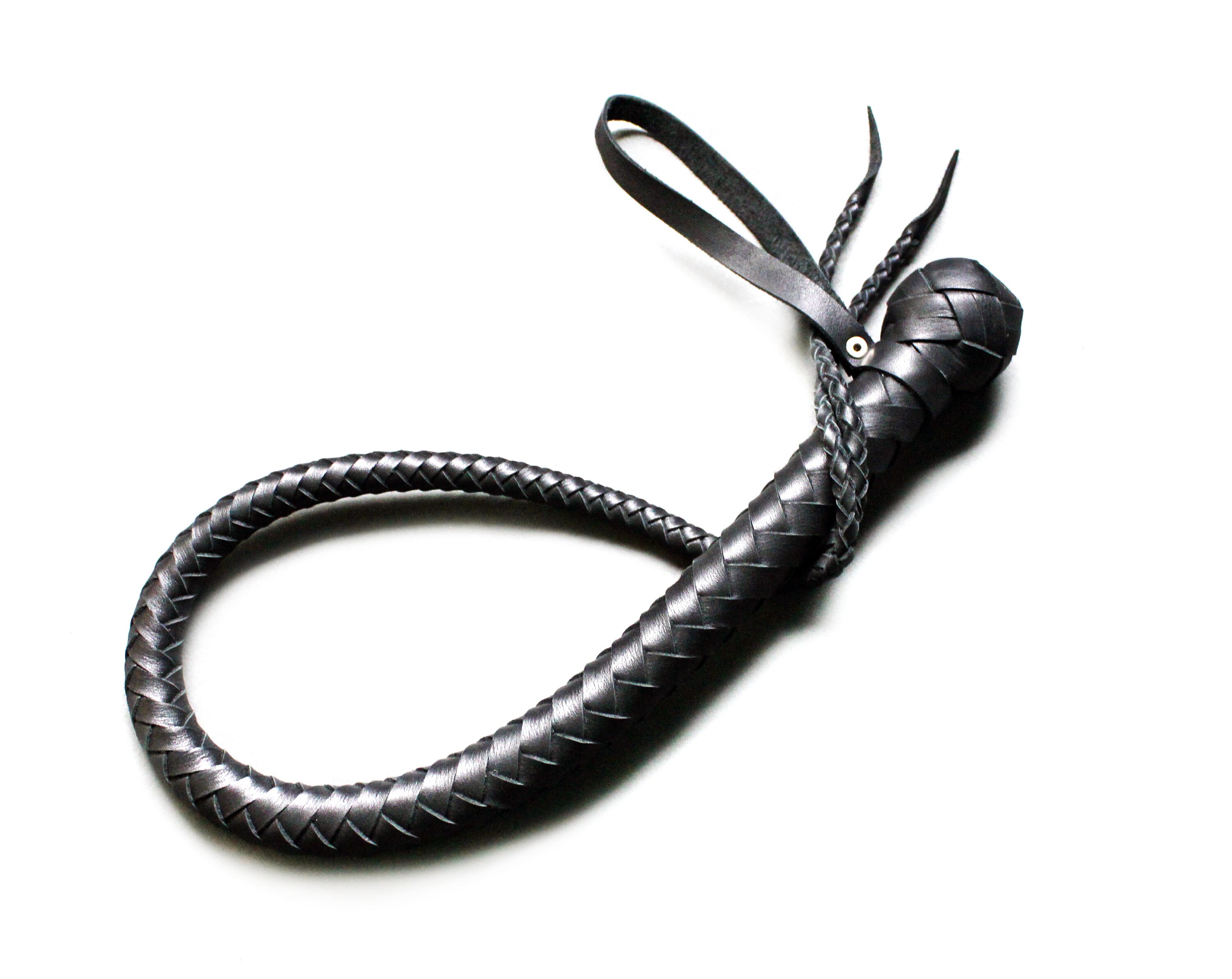 Black Split Tongue Snake Whip / Leather whip / BDSM Whip Etsy