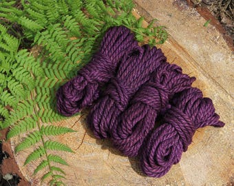 Purple Jute Shibari Rope Set: Soft Natural Fiber, 26 ft