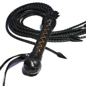Cat O 9 Tails Cat O Nine Tails Flogger Whip Heavy Long Real Leather
