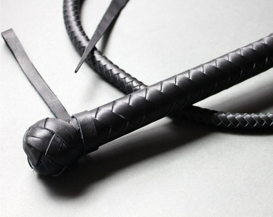 Leather Bull Whip / BDSM Bullwhip / Single Tail Whip / BDSM Etsy
