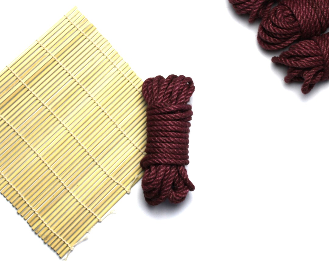 Raspberry Hemp Rope Raspberry Bondage Rope / Jute Rope / Shibari Rope - Etsy