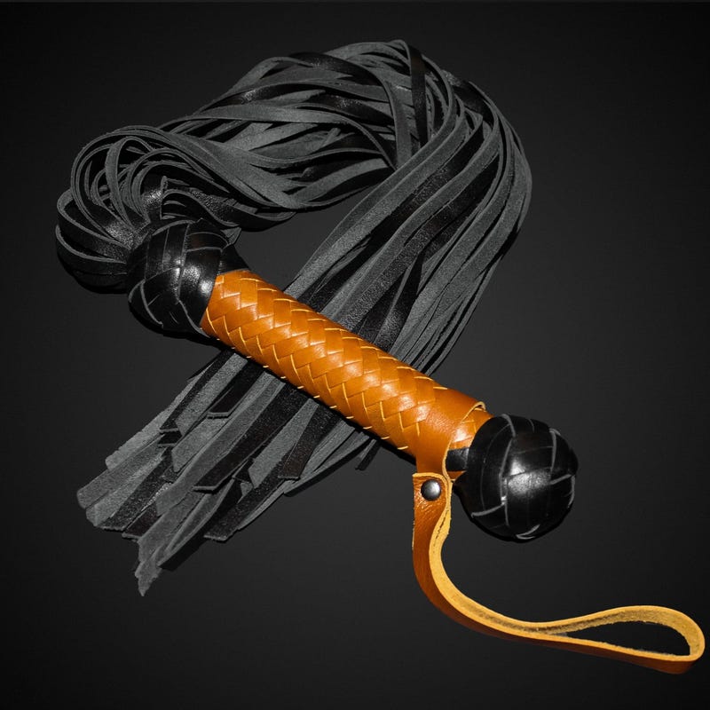 Flog Implement Leather Flogger - Etsy