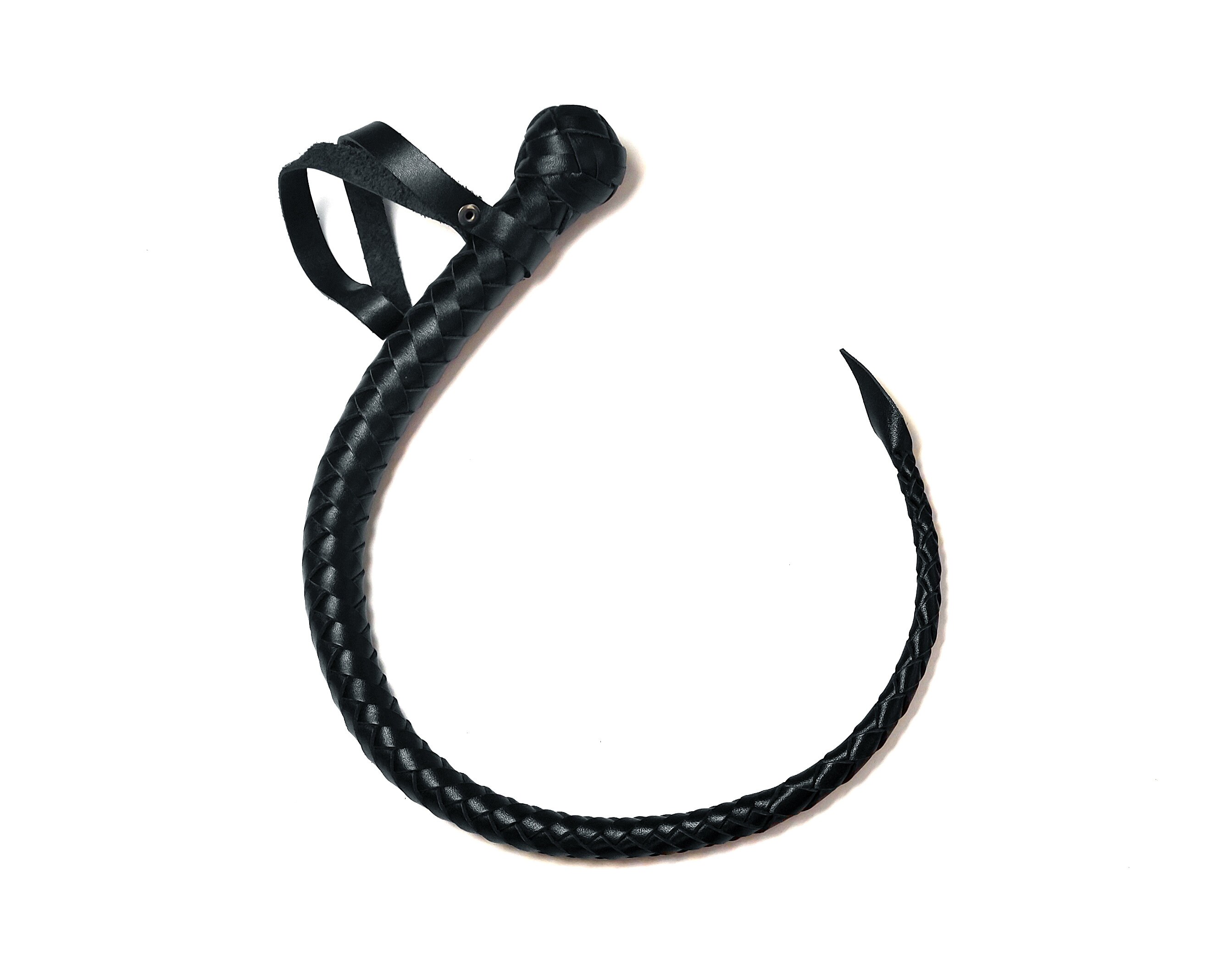 Leather Snake Whip / BDSM Snake Whip / Stinger Snake Whip Etsy