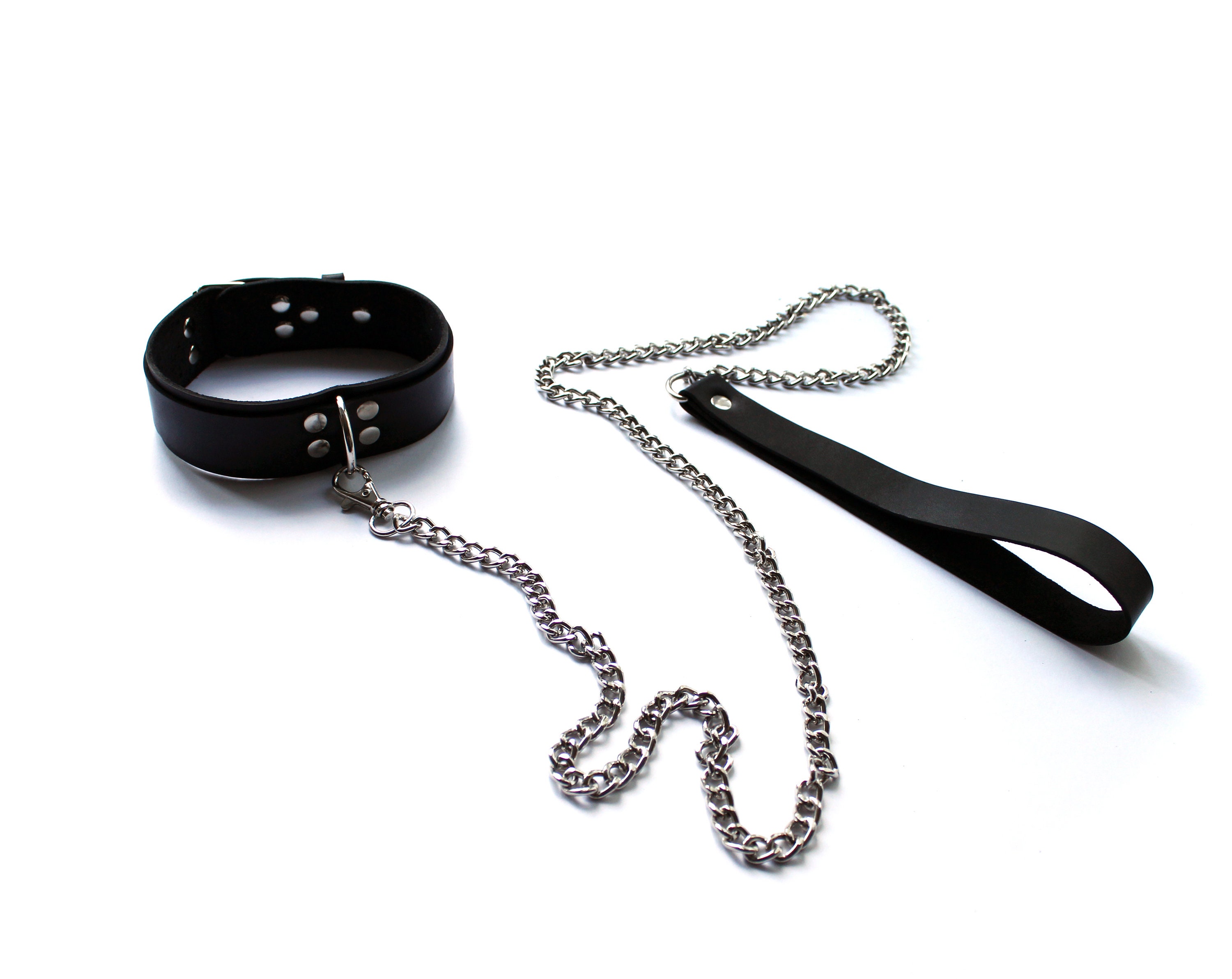 Collier soumis et laisse BDSM / Ensemble de laisse de collier BDSM -   France