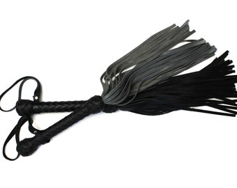 Pair of Leather floggers from Ukraine | Support Ukraine