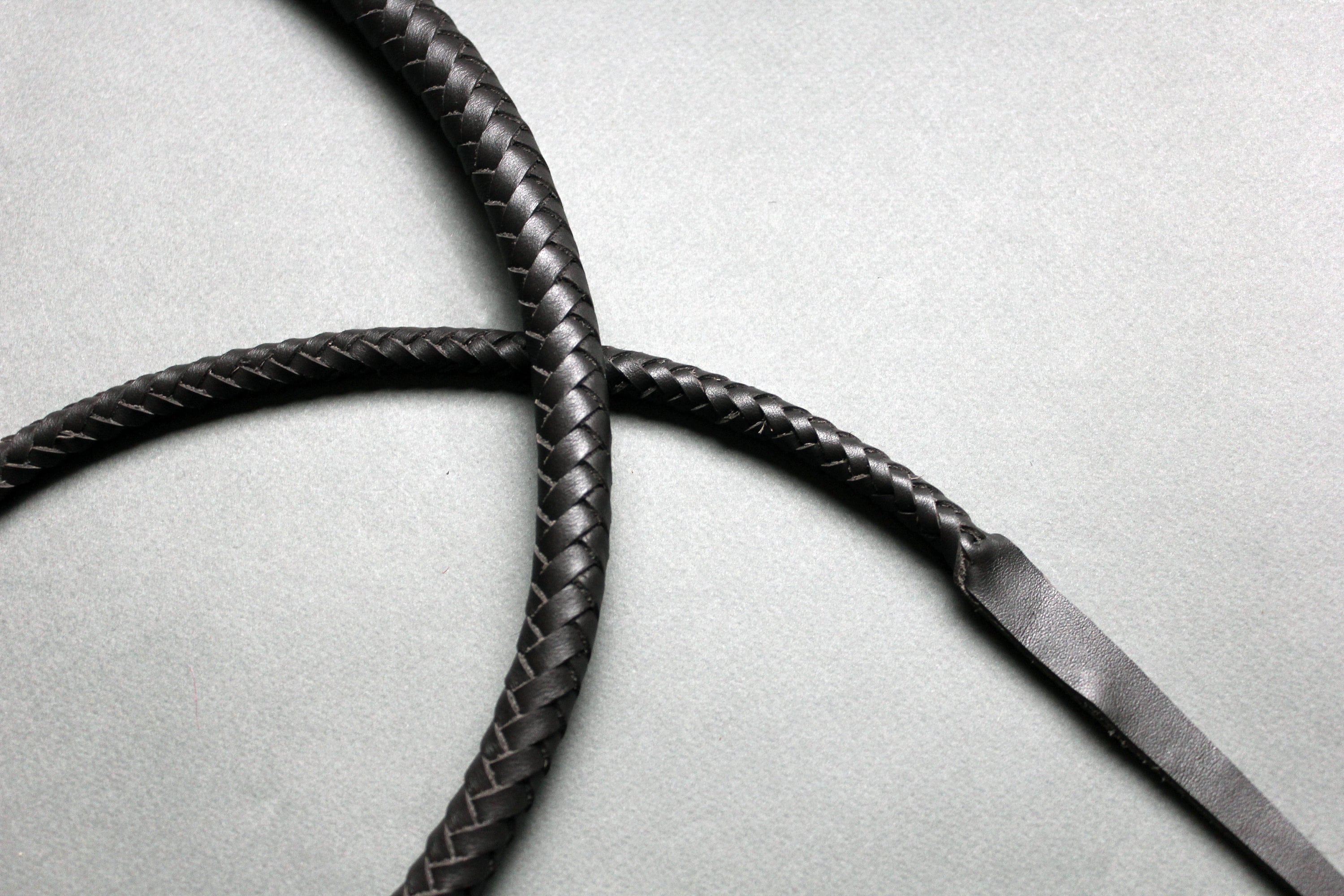 Leather Bull Whip / bullwhip bdsm signal single tail long whip Etsy