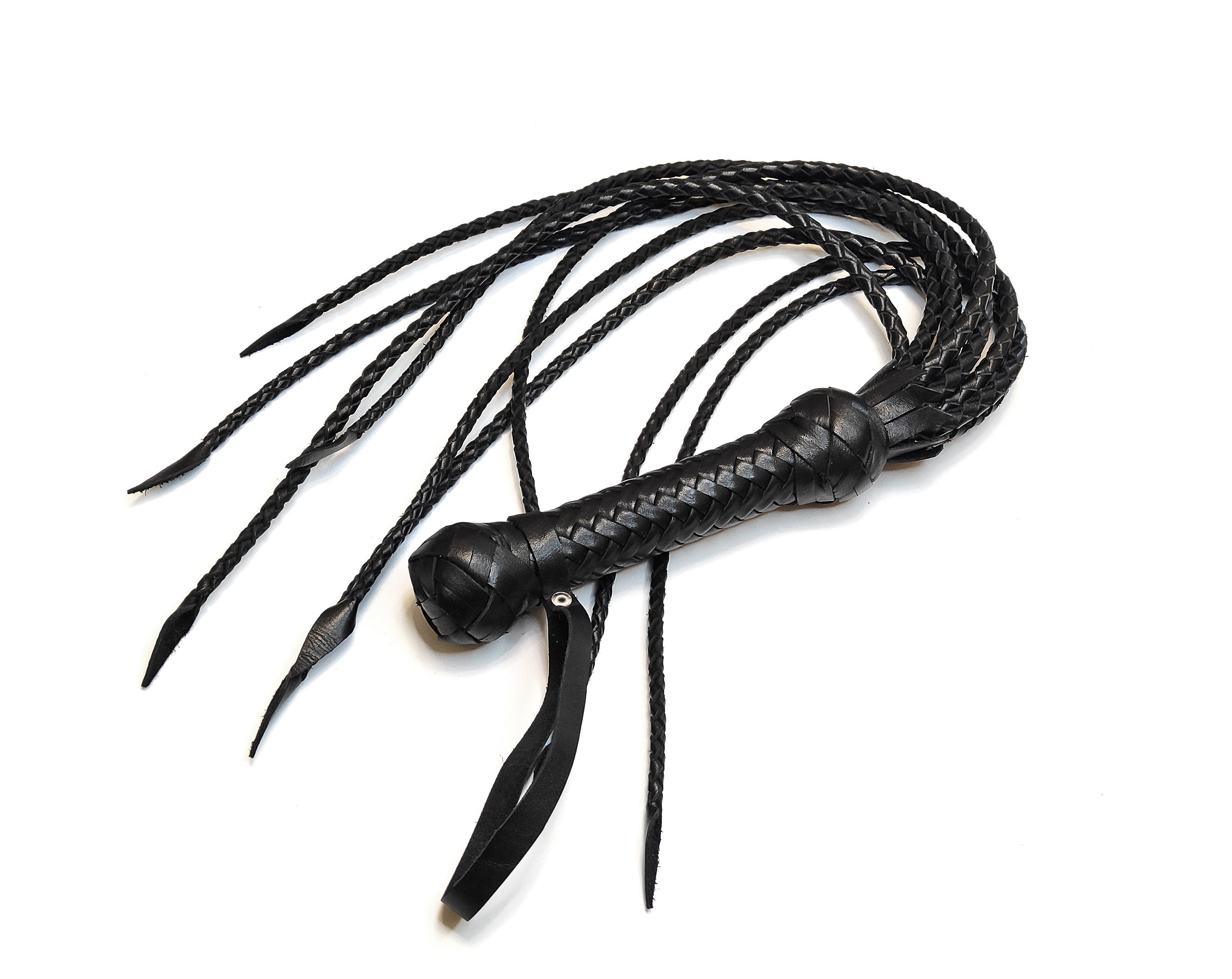 S&M Small Whip - Black 10 - Monogamy