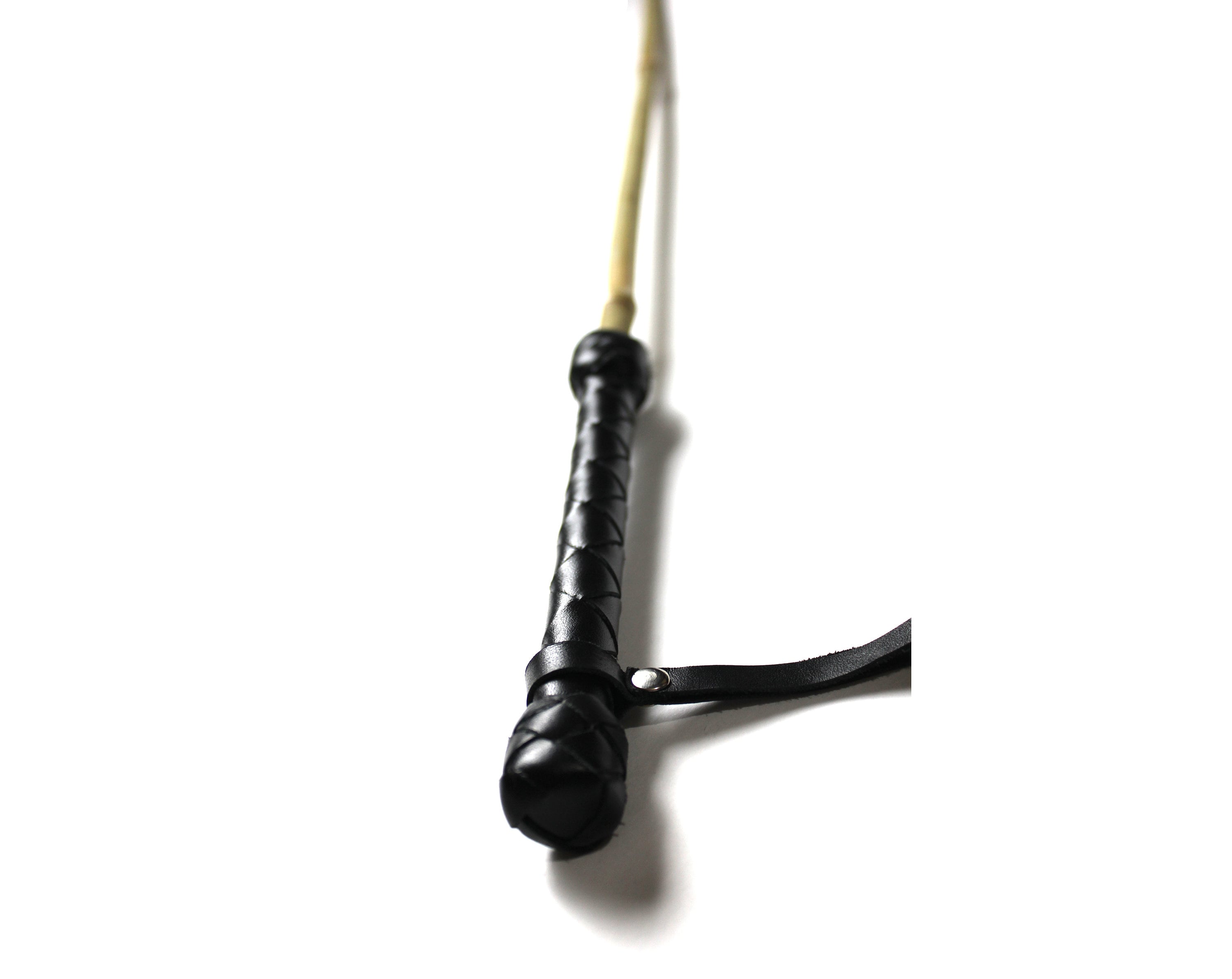 Handcrafted Bamboo BDSM Cane With Leather Handle - Etsy
