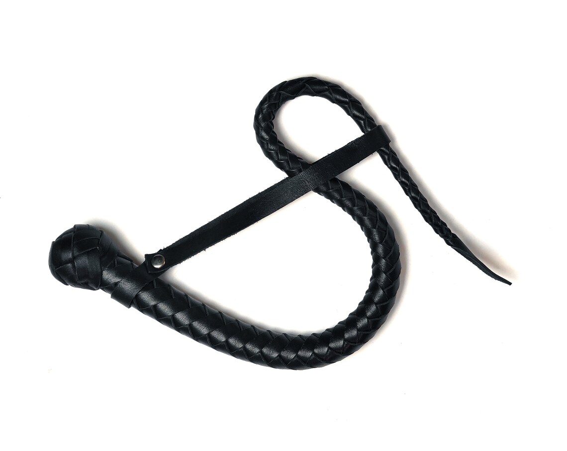 Leather Snake Whip / BDSM Snake Whip / Stinger Snake Whip Etsy