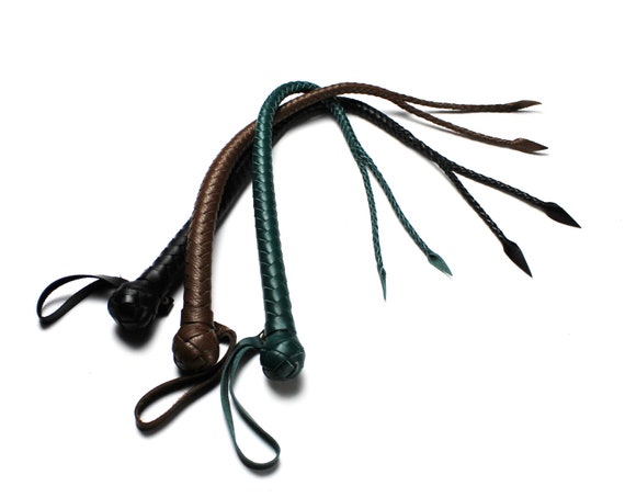 Black Snake Whip / BDSM Whip / Leather whip