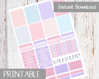 Weekend Planner Stickers Erin Condren Life Planner ECLP 20 - Etsy