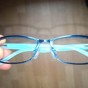 Eyeglasses, frames, ROXY, Square, Titanium alloy, oval, New Old Stock, ultra vintage, rare