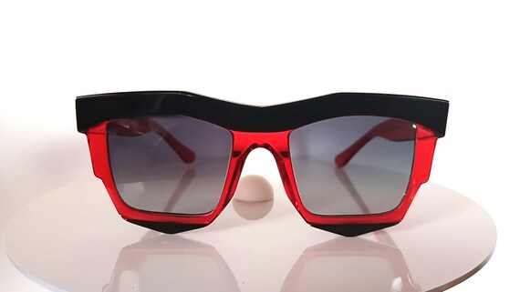 Sunglasses, Ernesto Alaimo, Rectangular, Chunky, … - image 1