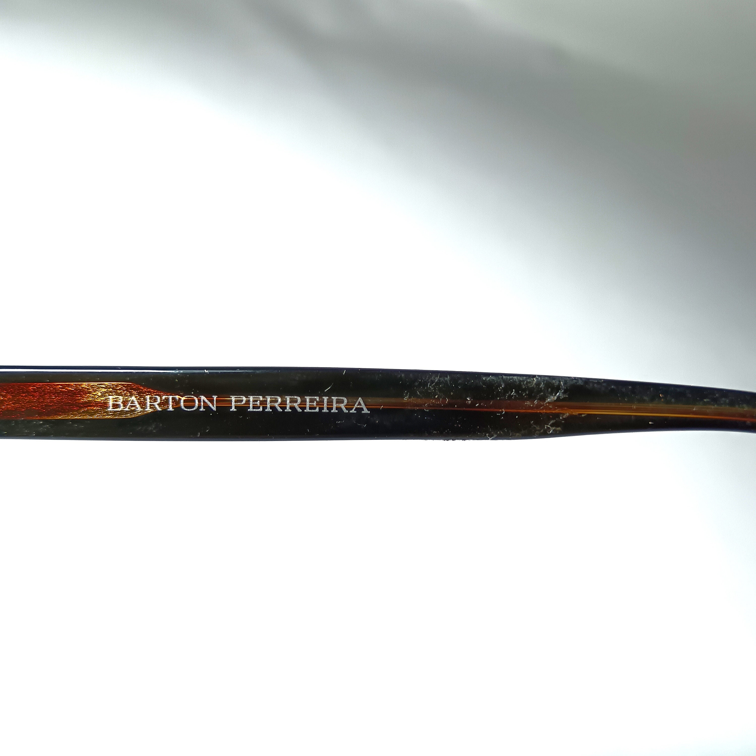 Barton Perreira Oval Eyeglasses, Dark Havana Tortoise Frames  display picture 3