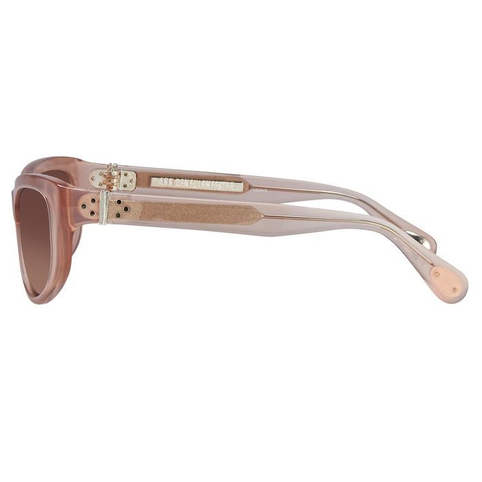 Linda Farrow Cat Eye Sunglasses, 925 Sterling Silver, Blush  display picture 1
