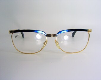 Bulova Platinum Edinburgh‎ Eyeglasses Gold Square Frame 53-17-140 20417 Bulova Platinum‎ Edinburgh Eyeglasses Gold Square Frame 53  main image 2
