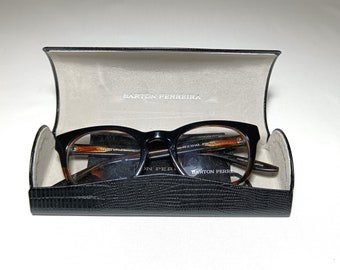 Barton Perreira Oval Eyeglasses, Dark Havana Tortoise Frames  display picture 3