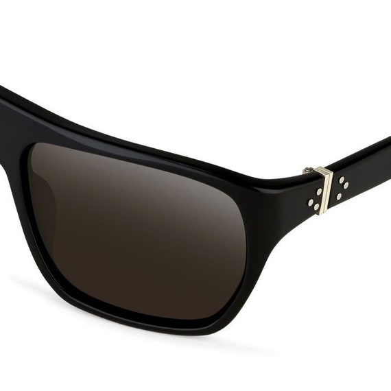 Linda Farrow Oversized Wayfarer Sunglasses, 925 Sterling Silver