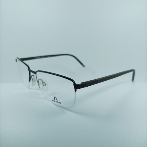 Rodenstock, eyeglasses, Titanium, half rim, squar… - image 4
