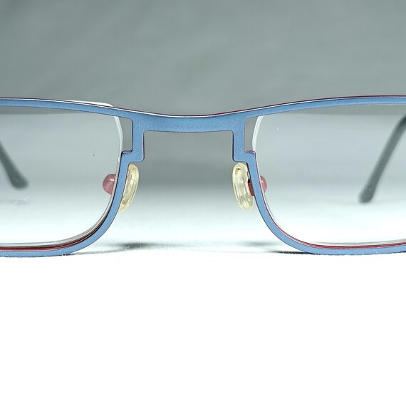 Lunettes Vintage Anne Et Valentin 2 Doigts Bleues Carrées - Neuf Sans étiquette - Allemagne
