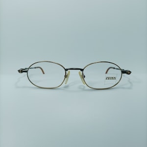 Zeiss, eyeglasses, Titanium alloy, oval, frames, New Old Stock, ultra vintage, rare