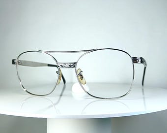 Eyeglasses Aviator STEPSTAR Elvis 2.0 Platinum plated frames rectangular oval New Old Stock