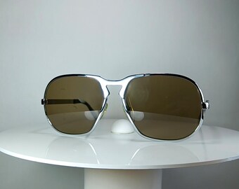 Sunglasses Aviator Elvis 2.0 White Gold plated New Old Stock