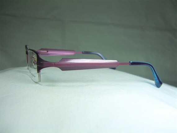 Jean Louis Scherrer, eyeglasses, Titanium, half r… - image 5
