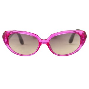 Linda Farrow, luxury sunglasses, Cat Eye, Jackie O, oval, women&#39;s, NOS, glam vintage, rare
